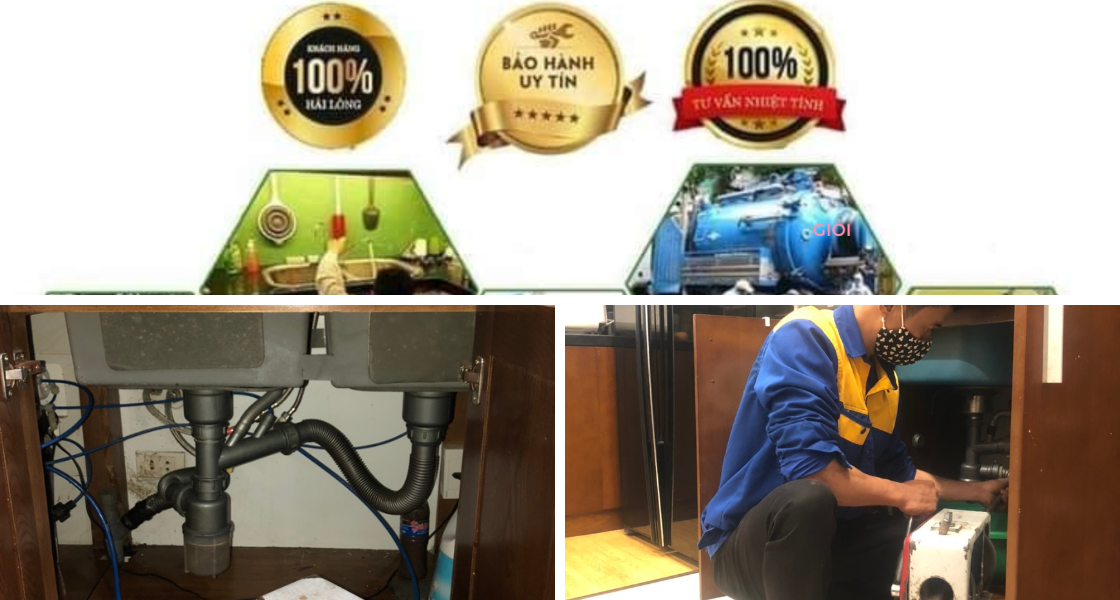 Thông tắc bồn rửa bát giá rẻ tại Hà Nội