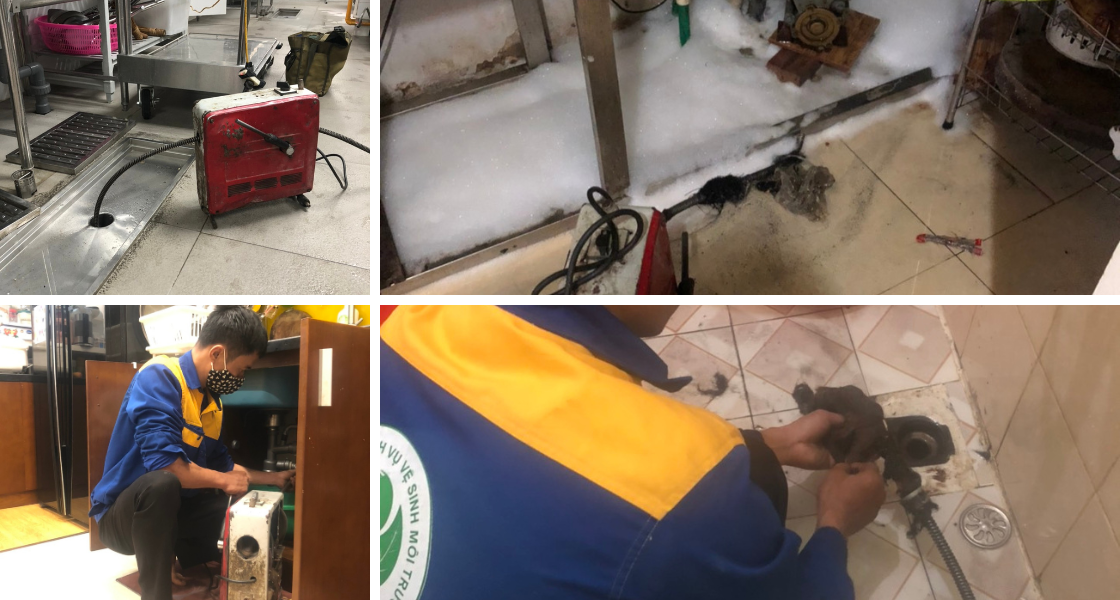 Thông tắc bồn chậu rửa bát tại Hà Nội