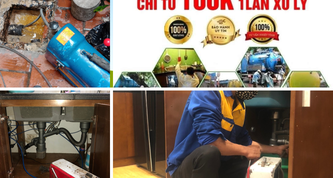 dịch vụ thông tắc bồn chậu rửa bát tại hà nội