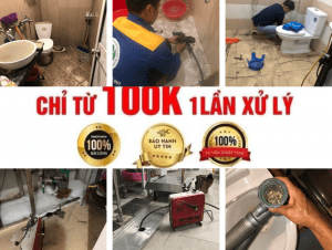 Dịch vụ thông tắc cống tại Hà Nội giá rẻ