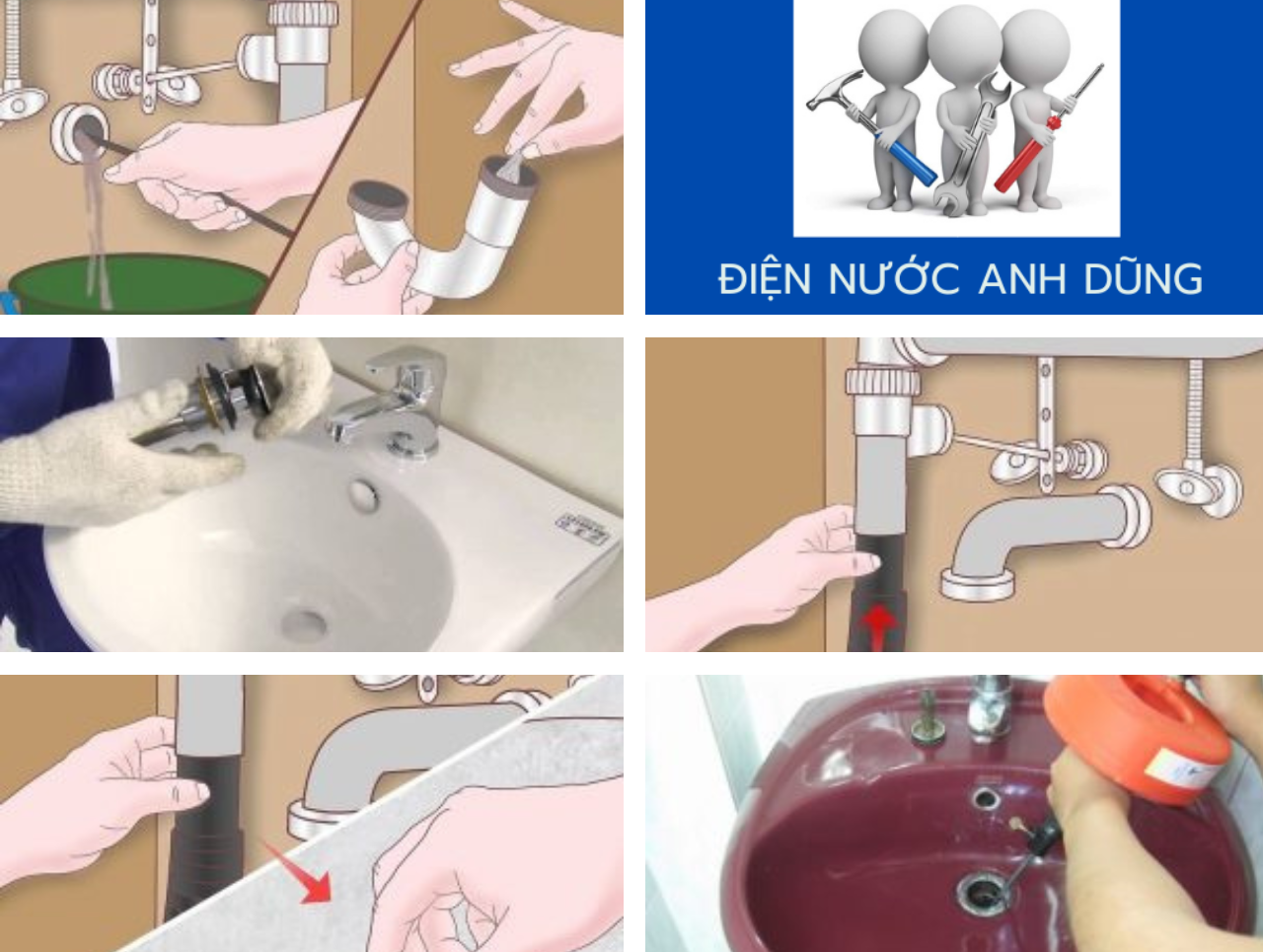 dịch vụ thông tắc sửa bồn chậu rửa mặt tại nhà Hà Nội