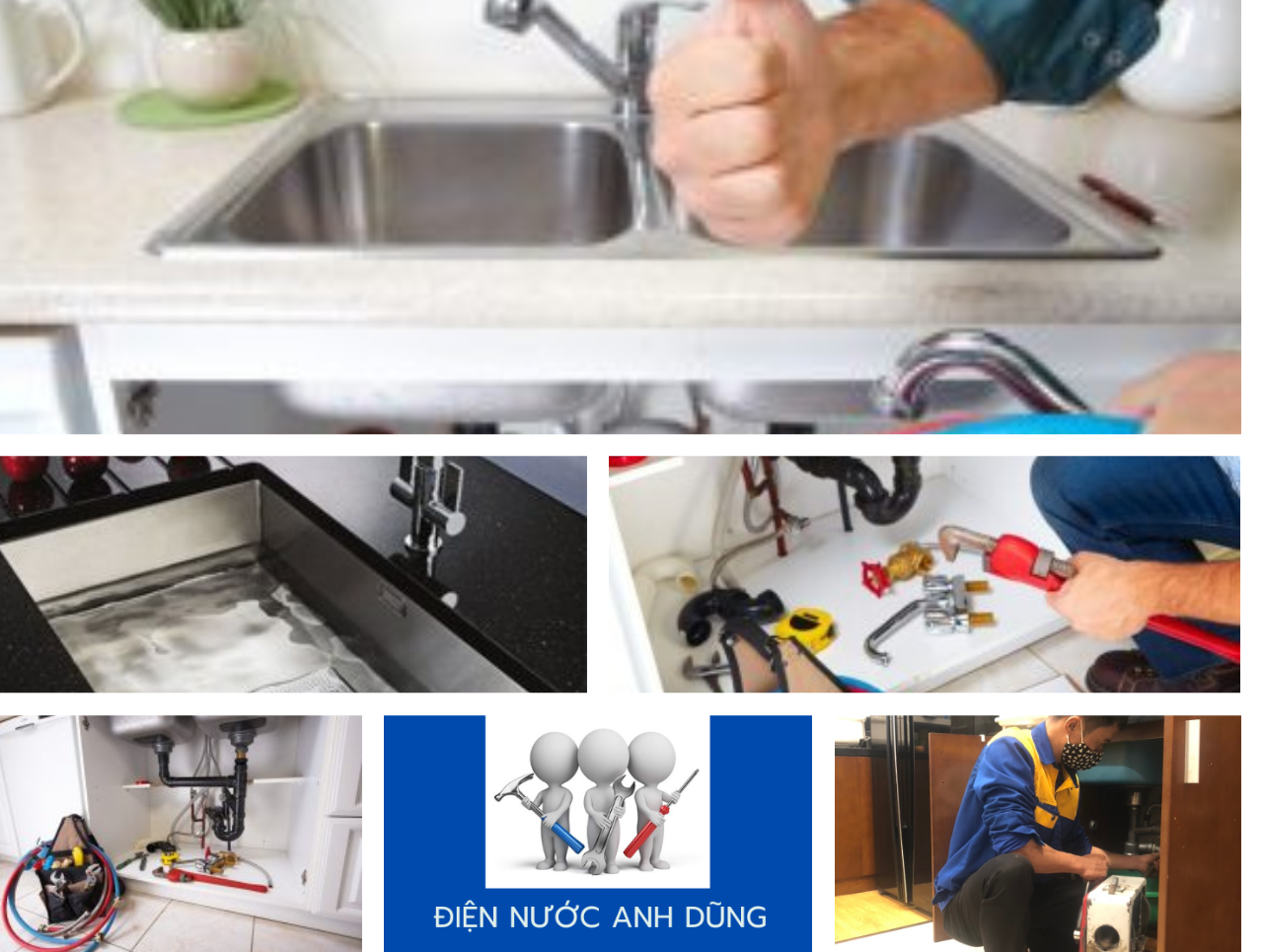 Thợ thông tắc sửa chữa bồn chậu rửa bát tại nhà Hà Nội giá rẻ