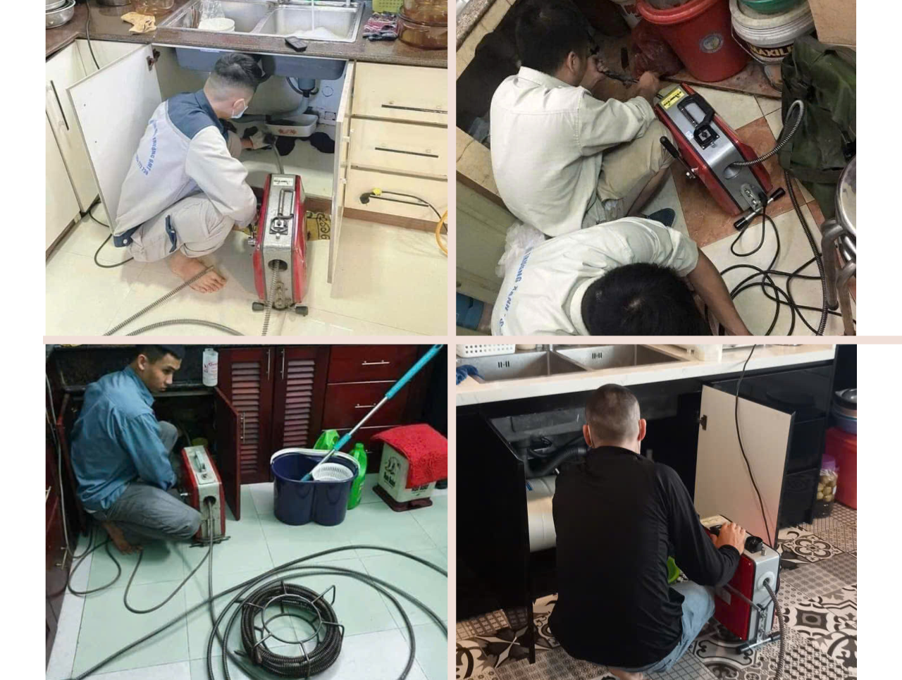 Thông tắc cống bồn chậu rửa bát tại Hà Nội